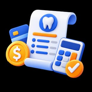 Dental payment posting icon